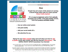 Tablet Screenshot of buildreferrals.com